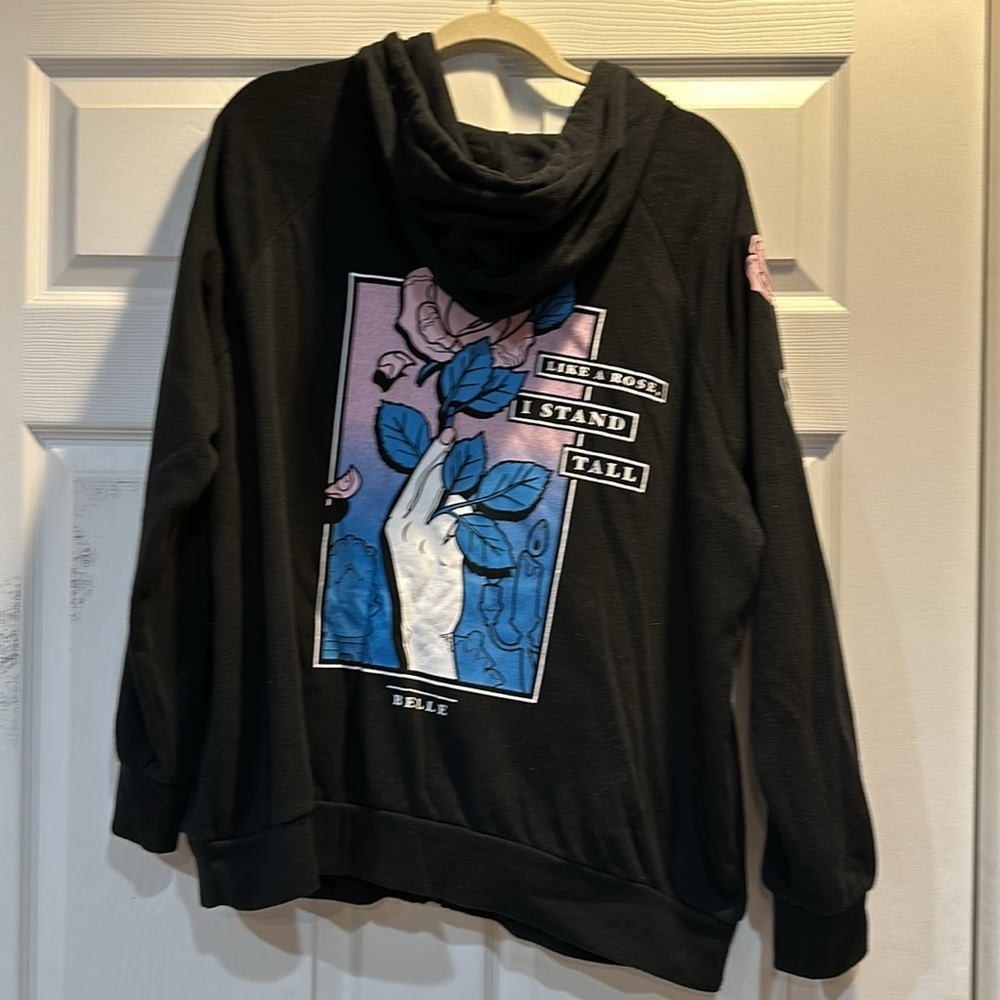 Torrid Disney Princess Belle Beauty and The Beast Hoodie Sweatshirt 2X - Picture 2 of 9